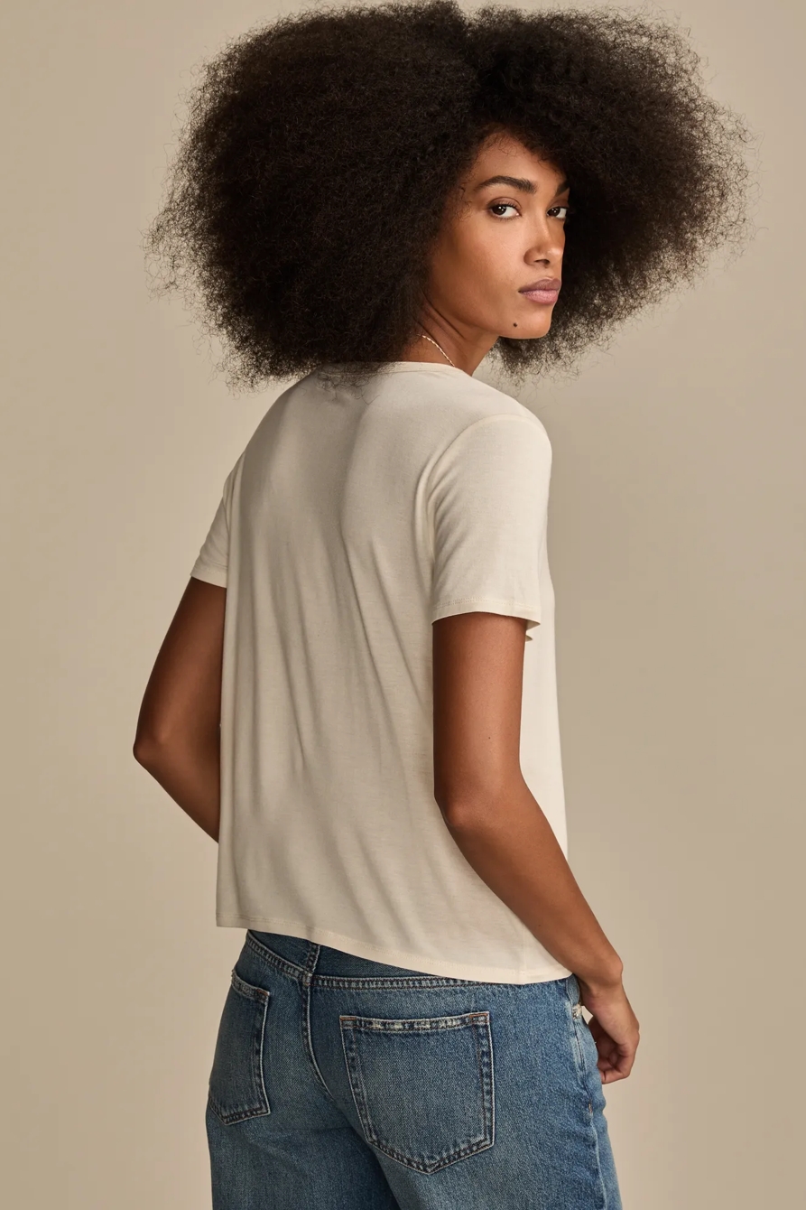 RELAXED CREW NECK TEE, image 5