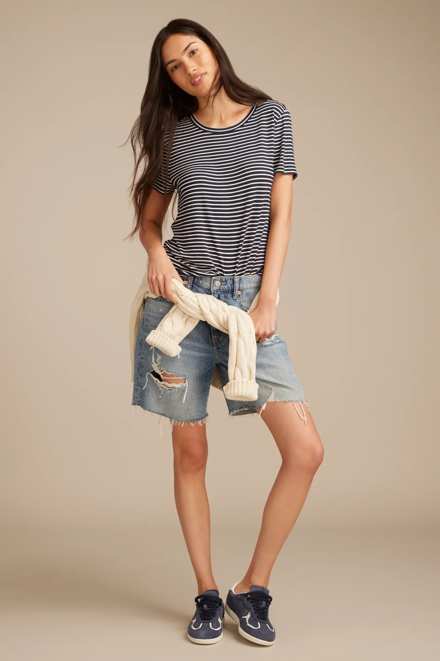 RELAXED CREW NECK TEE