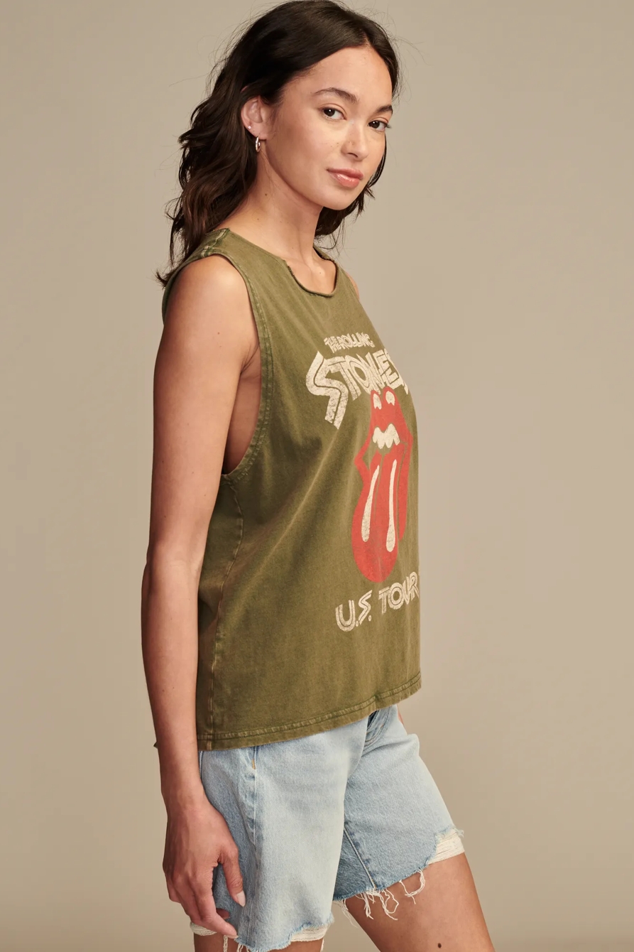 ROLLING STONES BRAIDED MUSCLE TANK, image 3