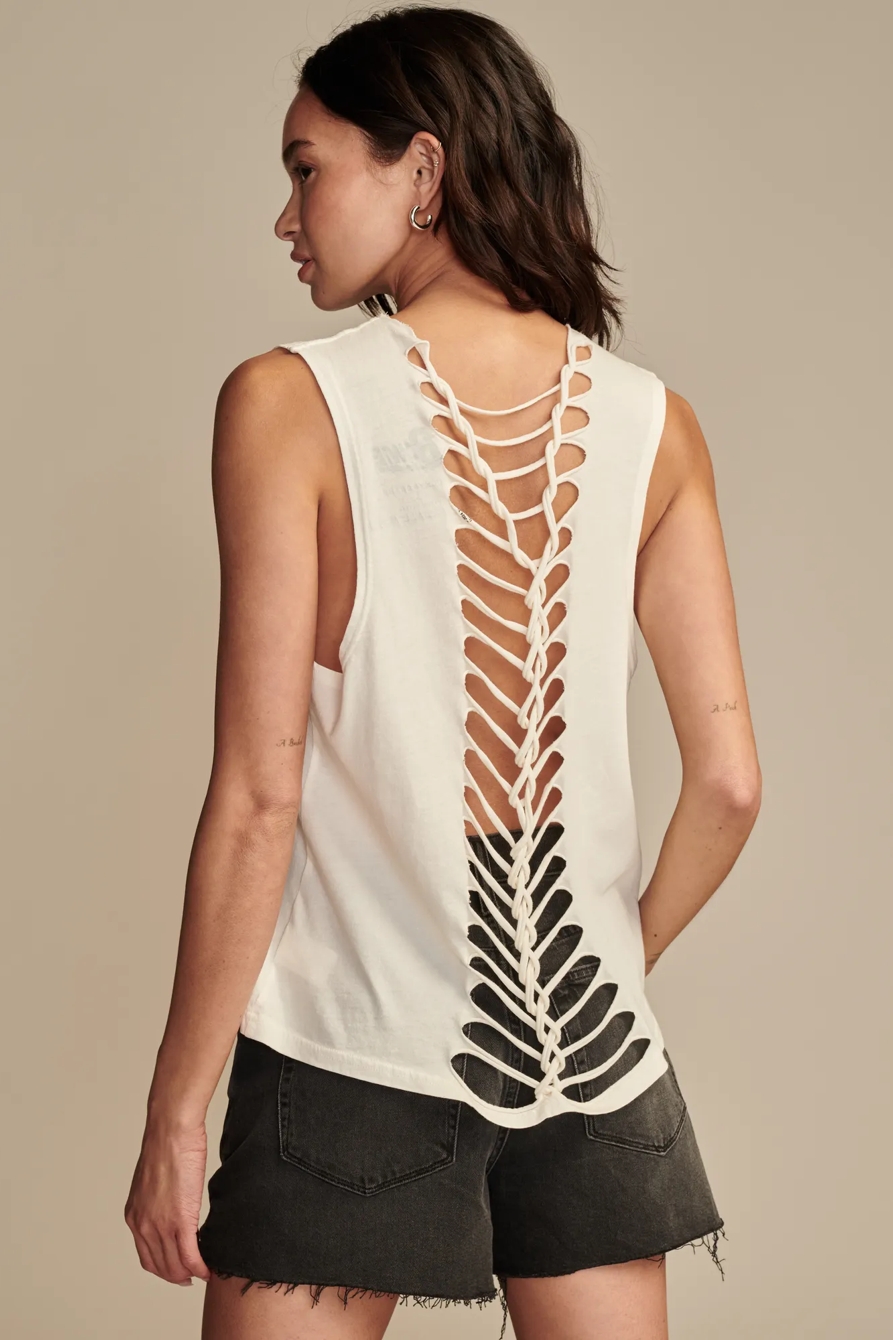 BOWIE BRAIDED MUSCLE TANK, image 2