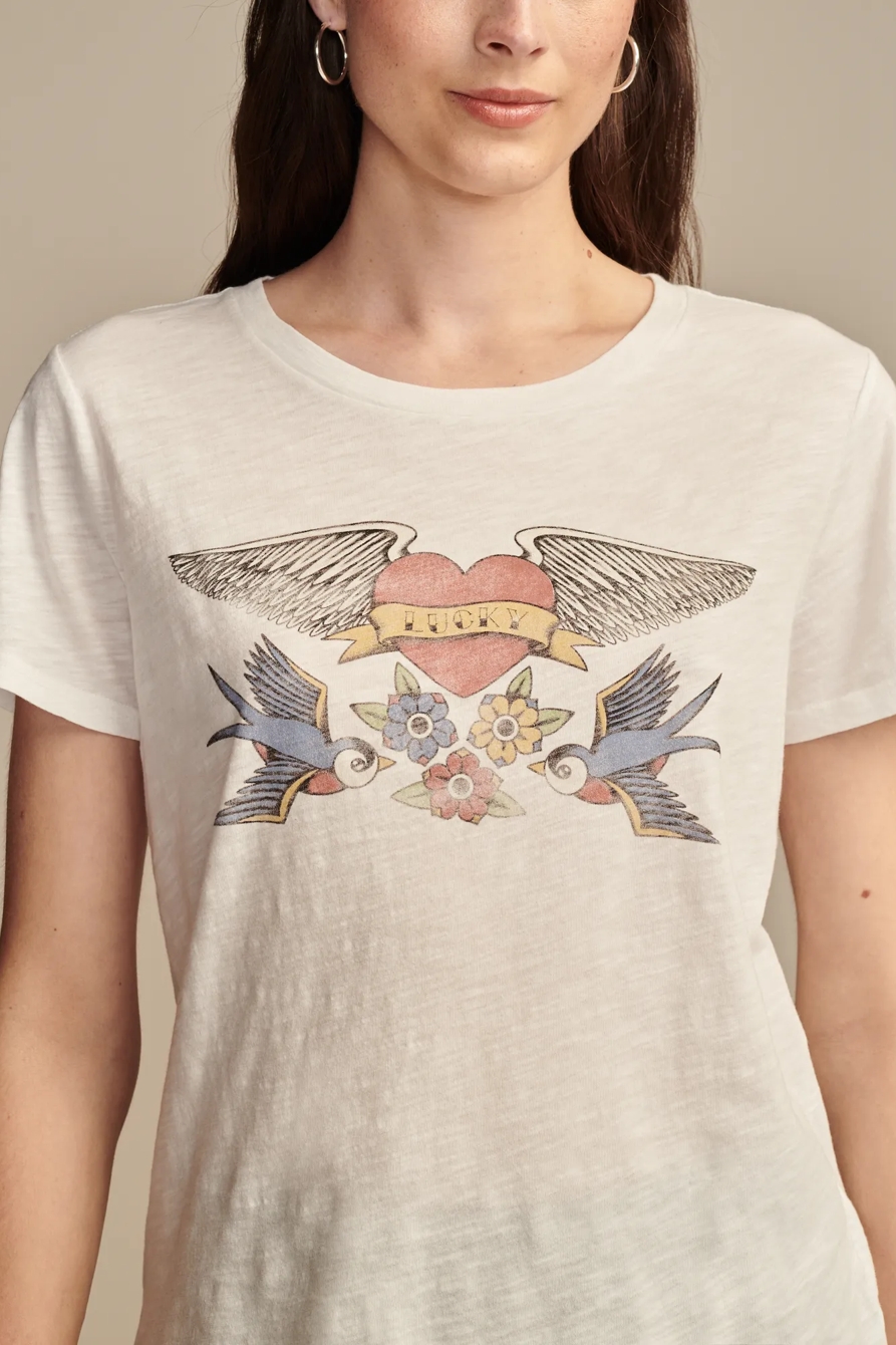 LUCKY LOVE BIRDS CLASSIC CREW, image 3