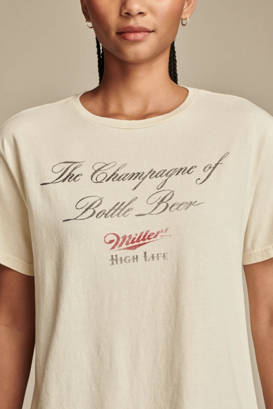 MILLER CHAMPAGNE OF BEER BOYFRIEND TEE, image 3