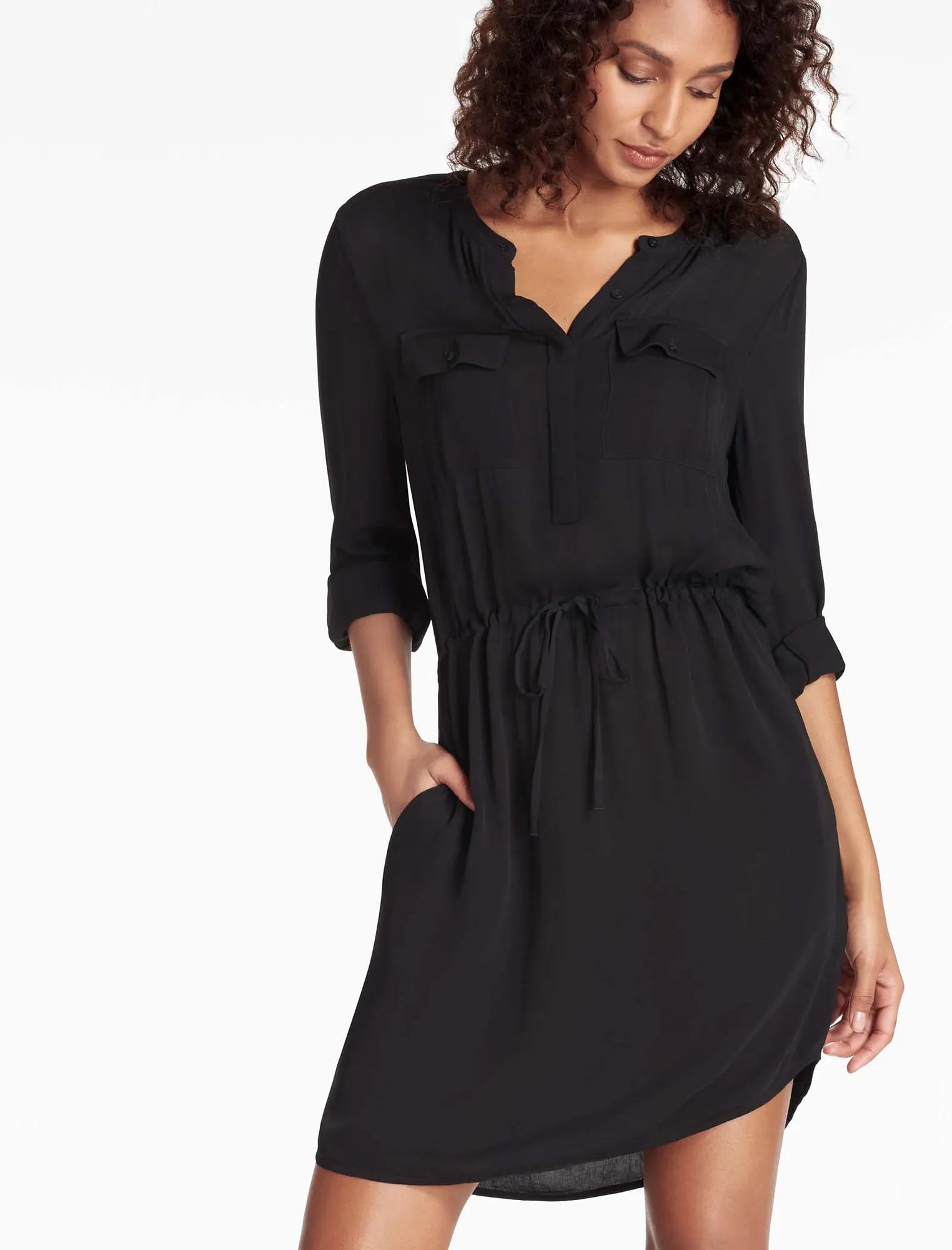 WAISTED SHIRT DRESS, image 2