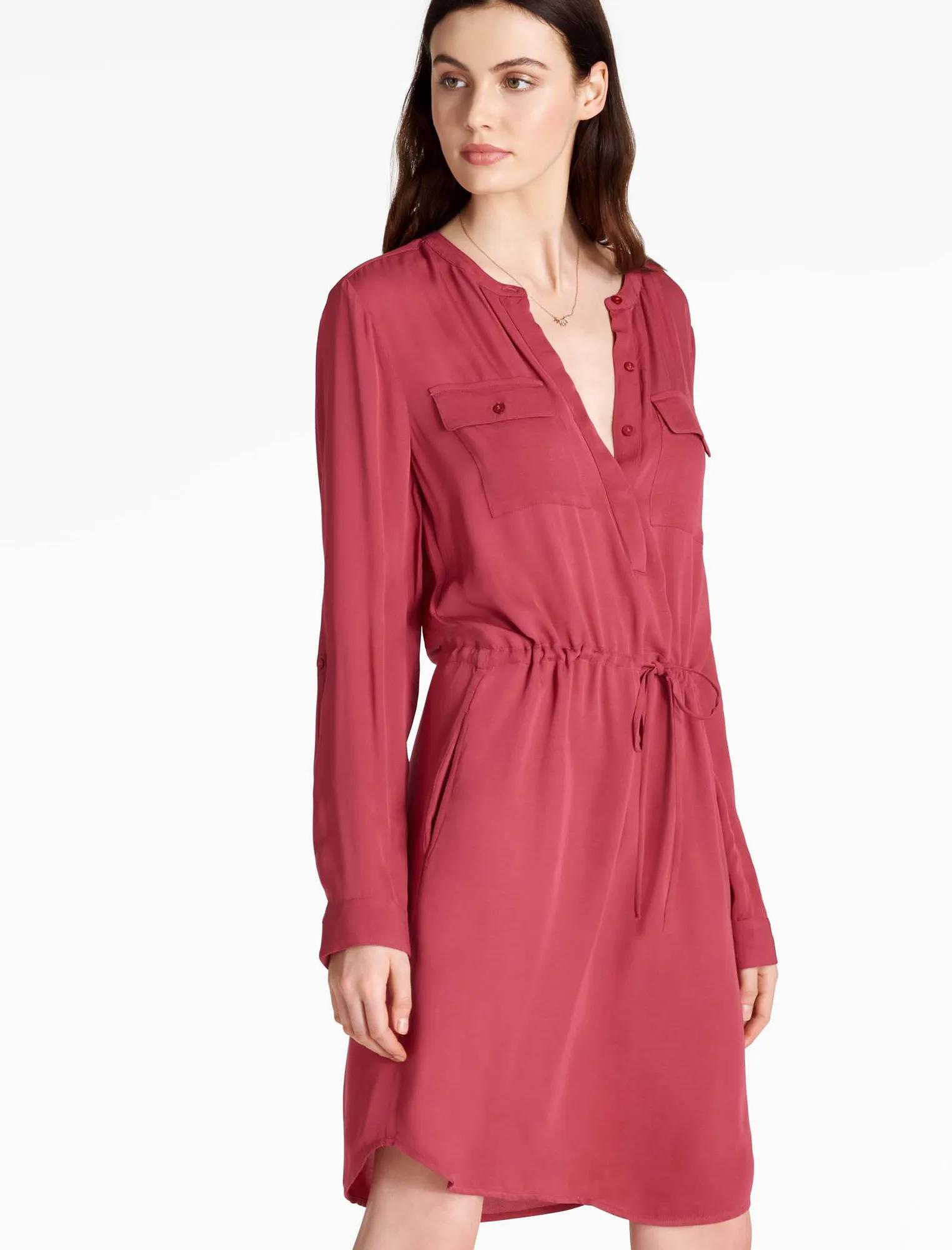 WAISTED SHIRT DRESS, image 2