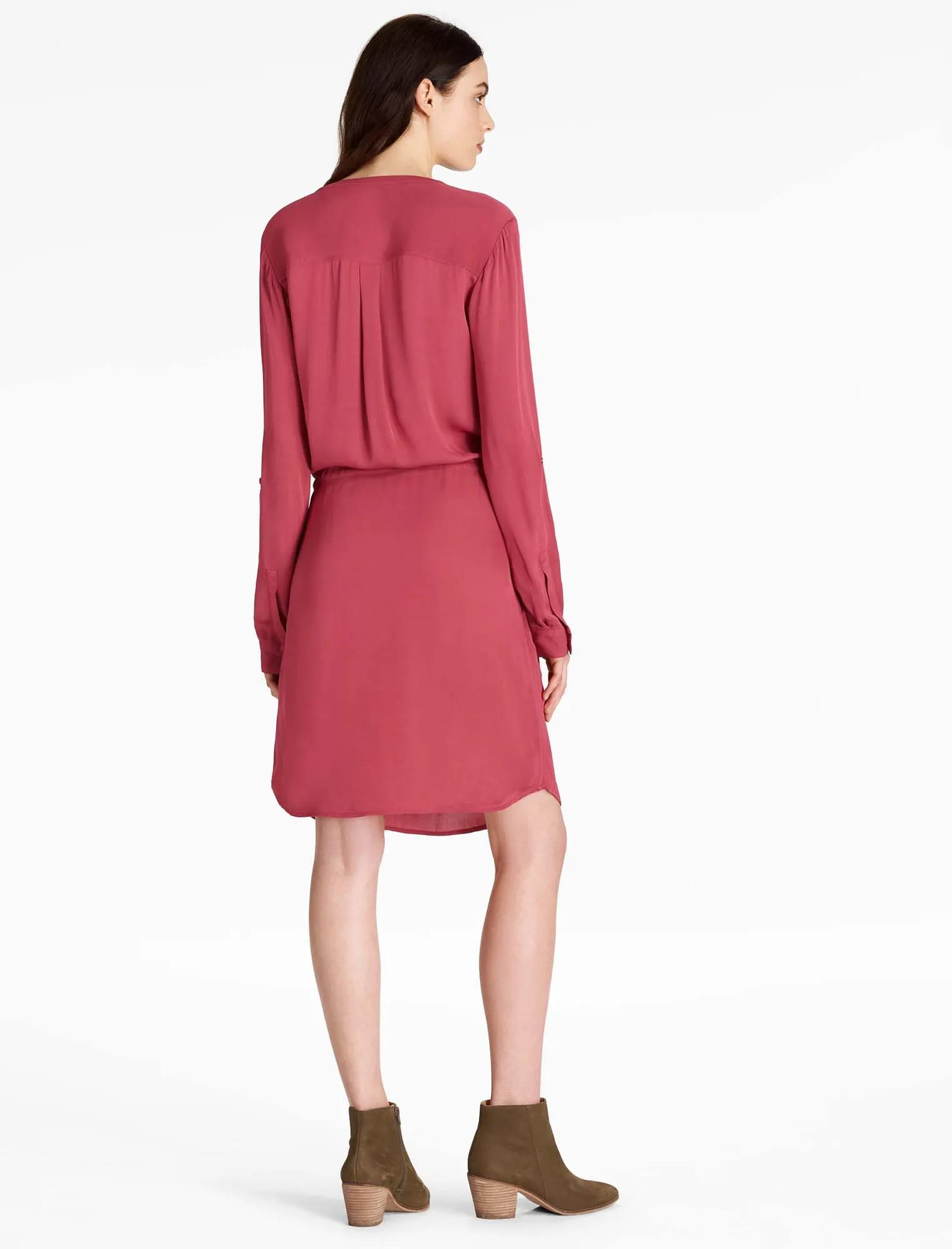 WAISTED SHIRT DRESS, image 3