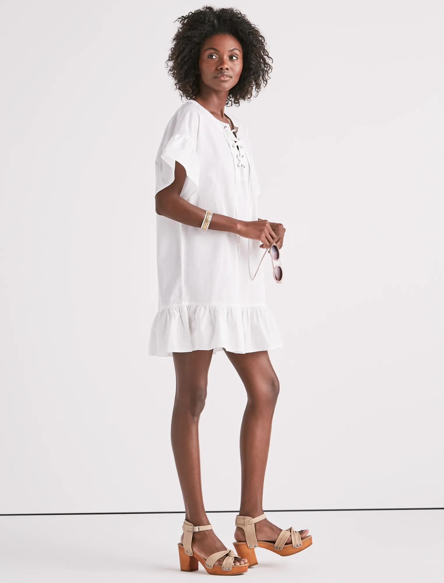 LACE UP DRESS, image 2