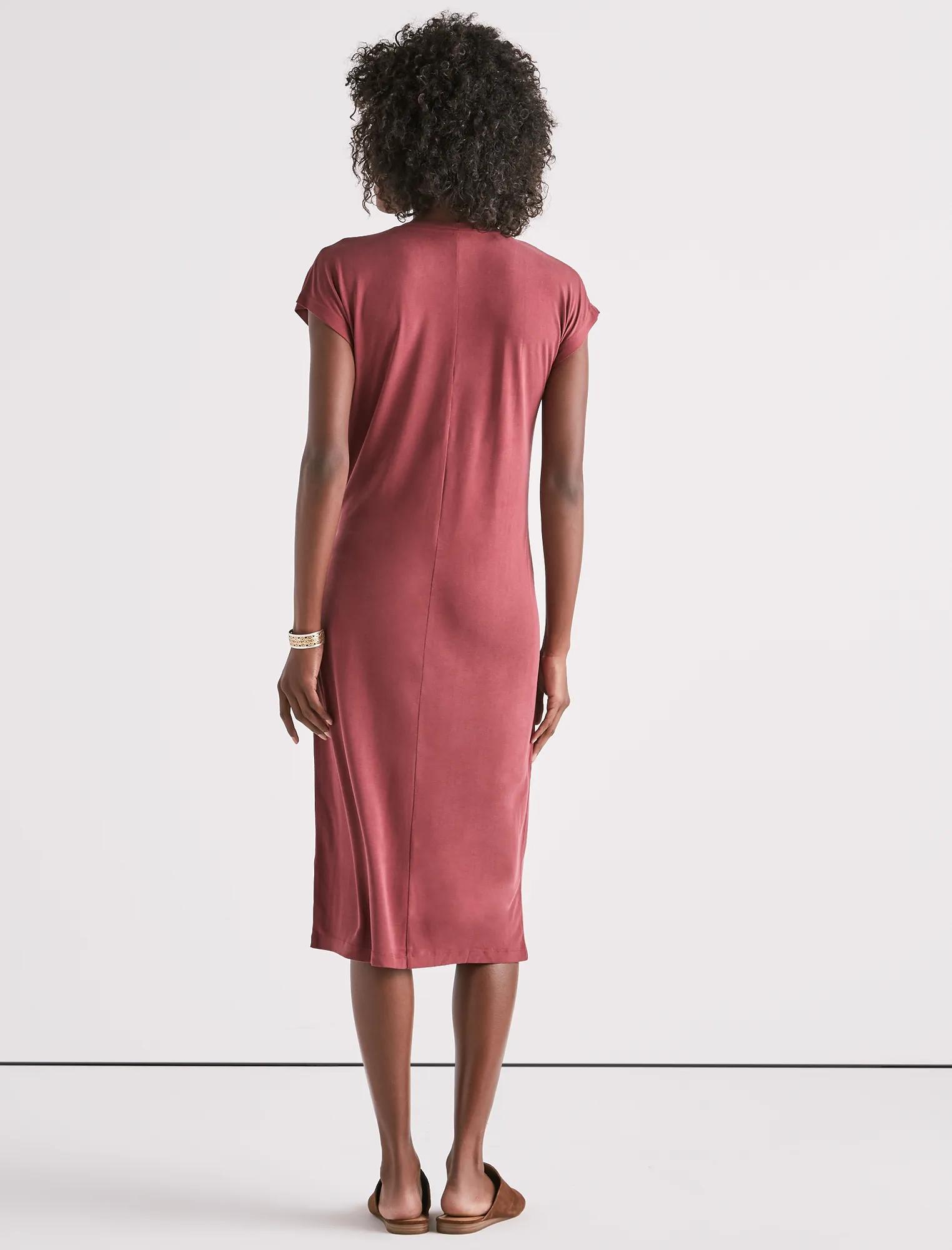 SIDE KNOT KNIT DRESS, image 3