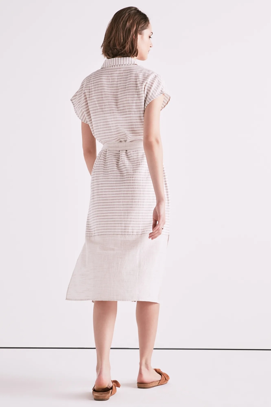 STRIPE SHIRT DRESS, image 3