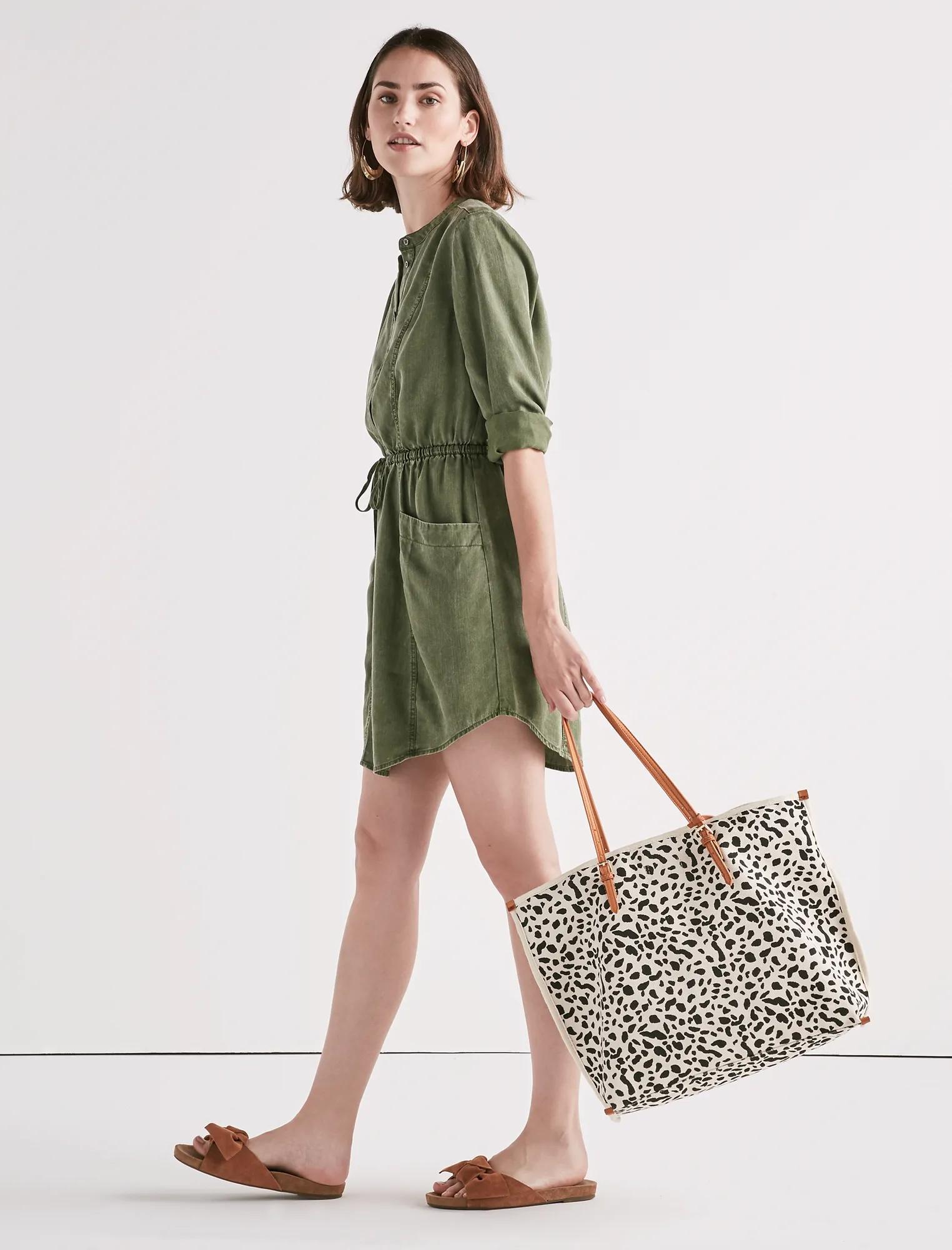 TENCEL SHIRT DRESS, image 1