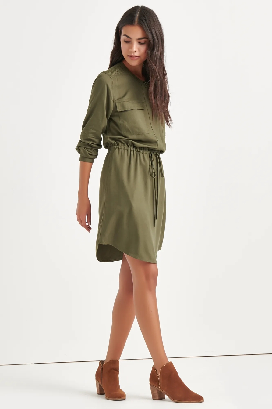 JACQUARD SHIRT DRESS, image 2