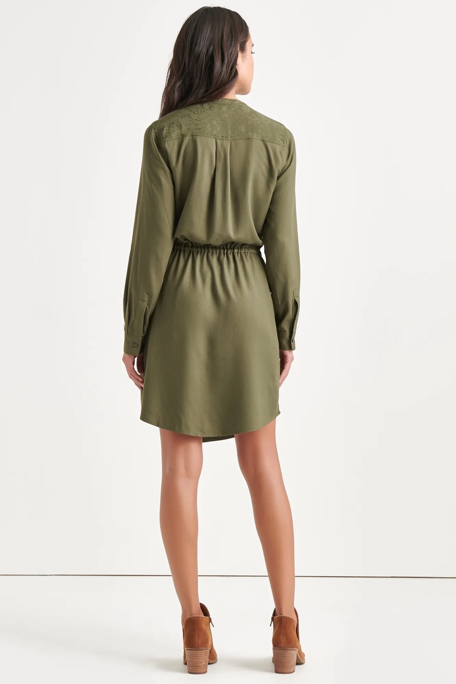 JACQUARD SHIRT DRESS, image 3