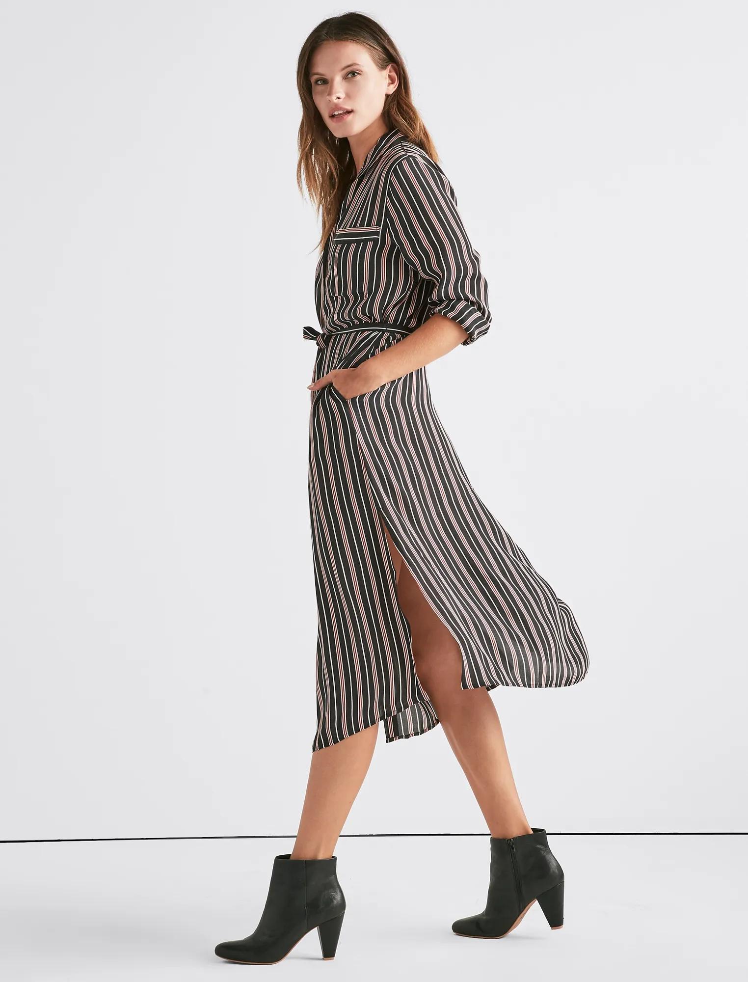 STRIPE SHIRT DRESS, image 3