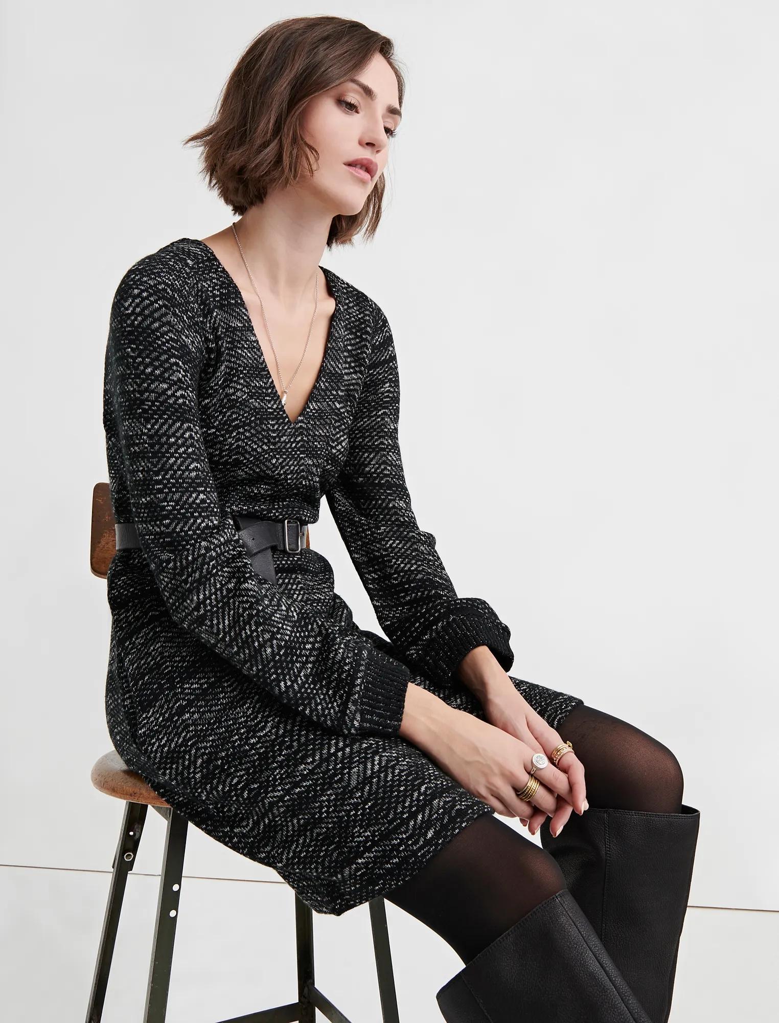 SWEATER SHIFT DRESS, image 2