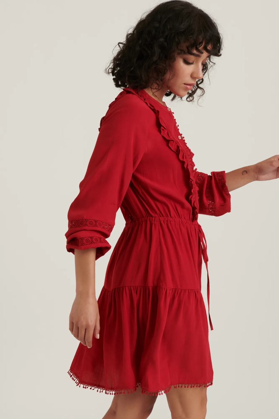 PARKER RUFFLE DRESS, image 3