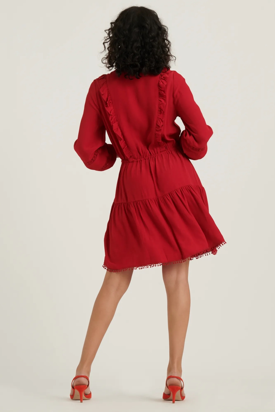 PARKER RUFFLE DRESS, image 4