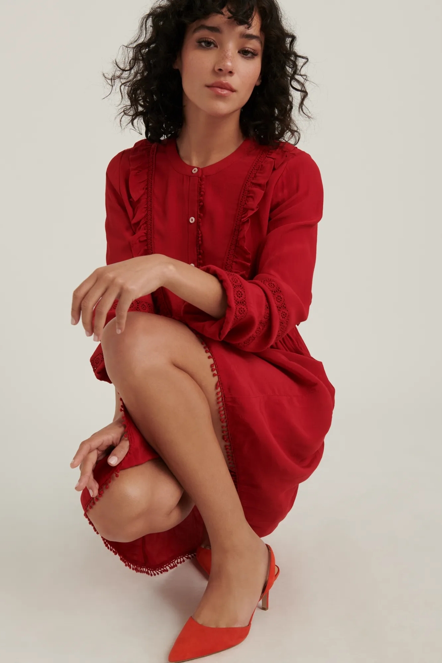 PARKER RUFFLE DRESS, image 5