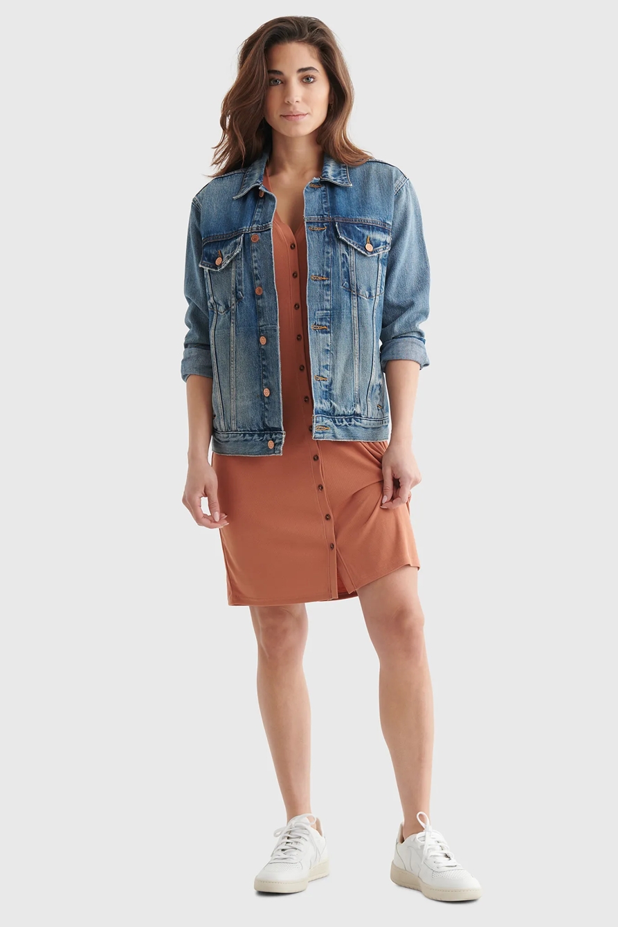 SANDWASH RIB TANK DRESS, image 2