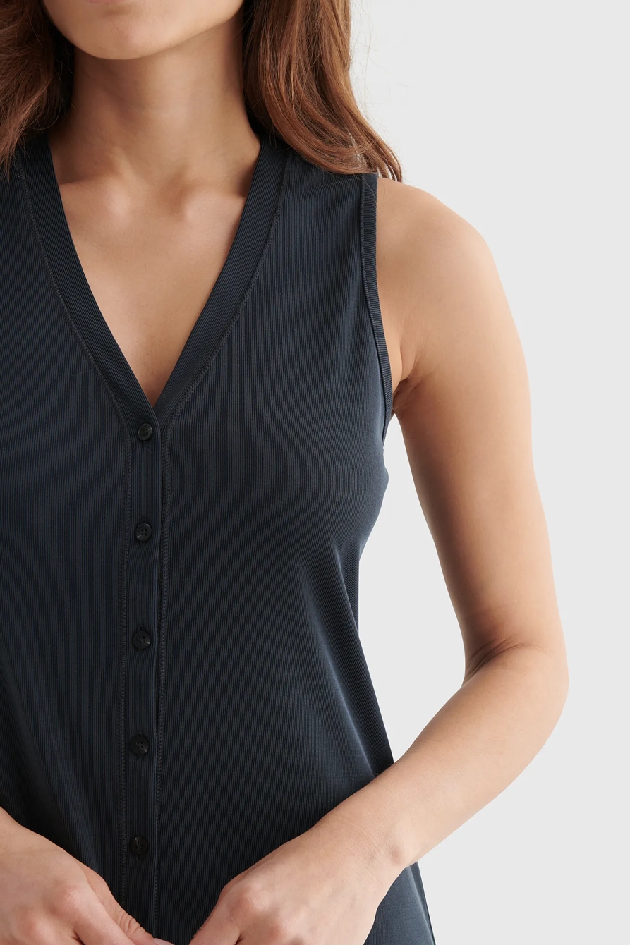 SANDWASH RIB TANK DRESS, image 4