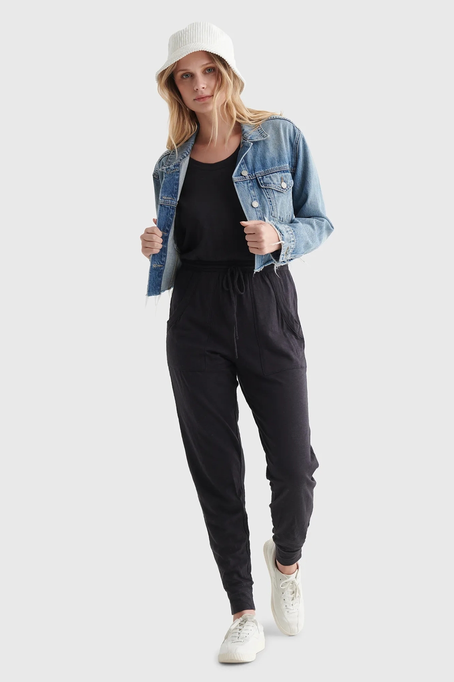 SLEEVELESS UTILITY-POCKET JUMPSUIT, image 2