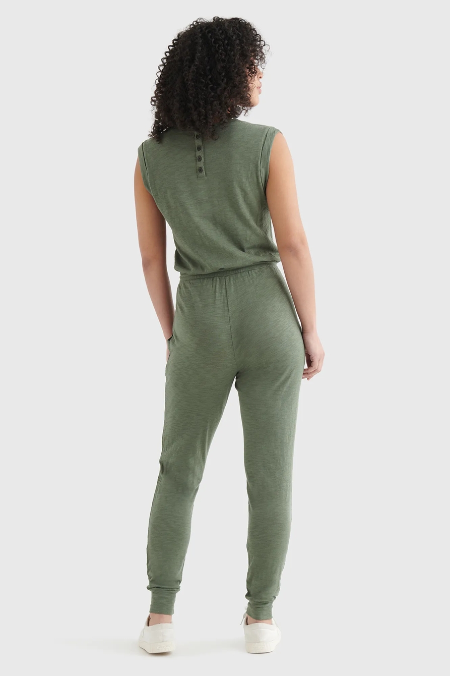 SLEEVELESS UTILITY-POCKET JUMPSUIT, image 5