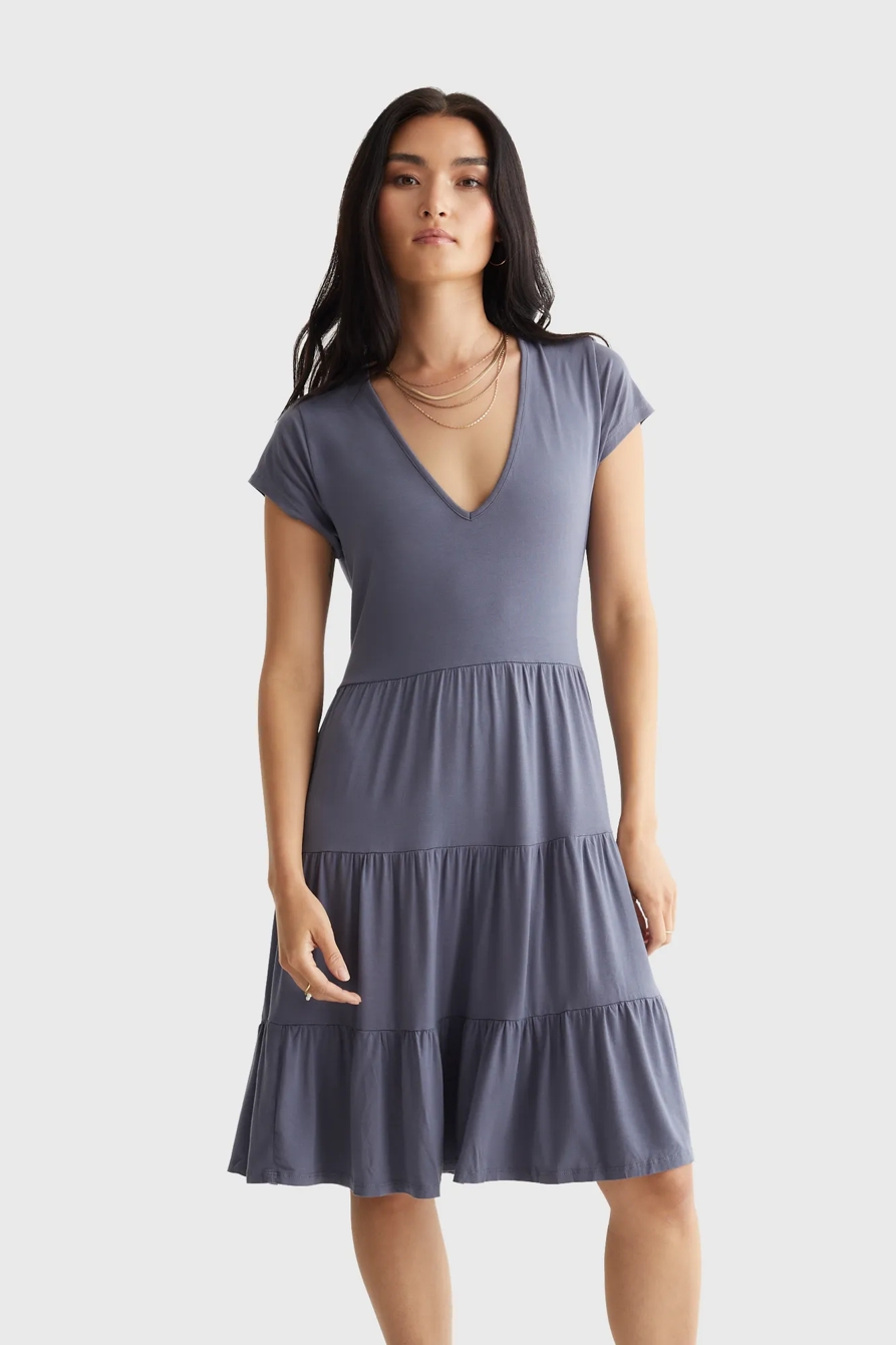 PRINTED TIERED BABYDOLL, image 2