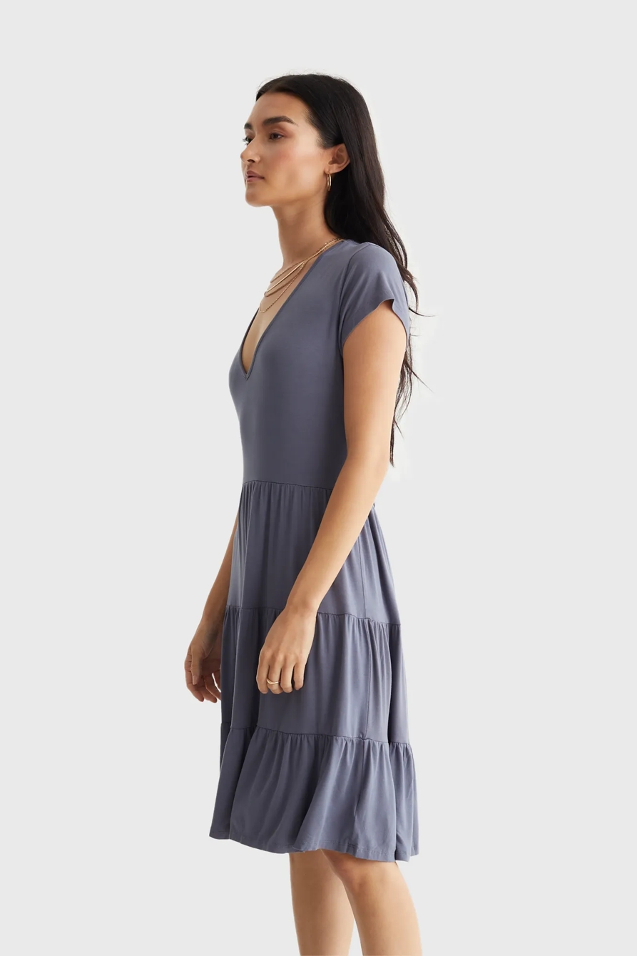 PRINTED TIERED BABYDOLL, image 3
