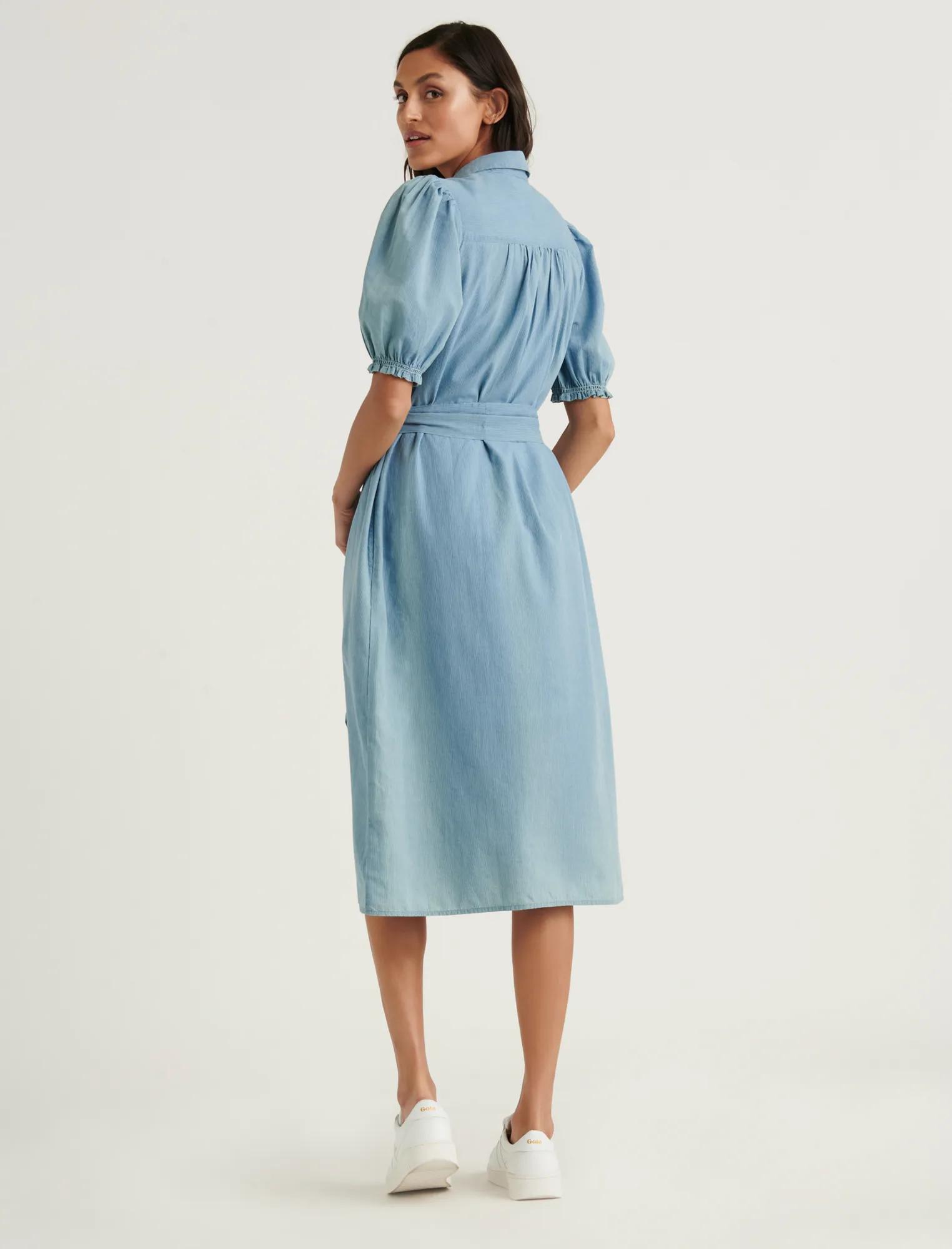 CAMILLE MIDI SHIRTDRESS, image 3
