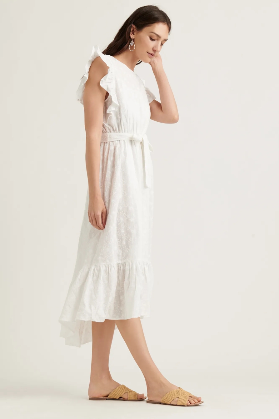 FLUTTER SLEEVE REESE DRESS, image 2
