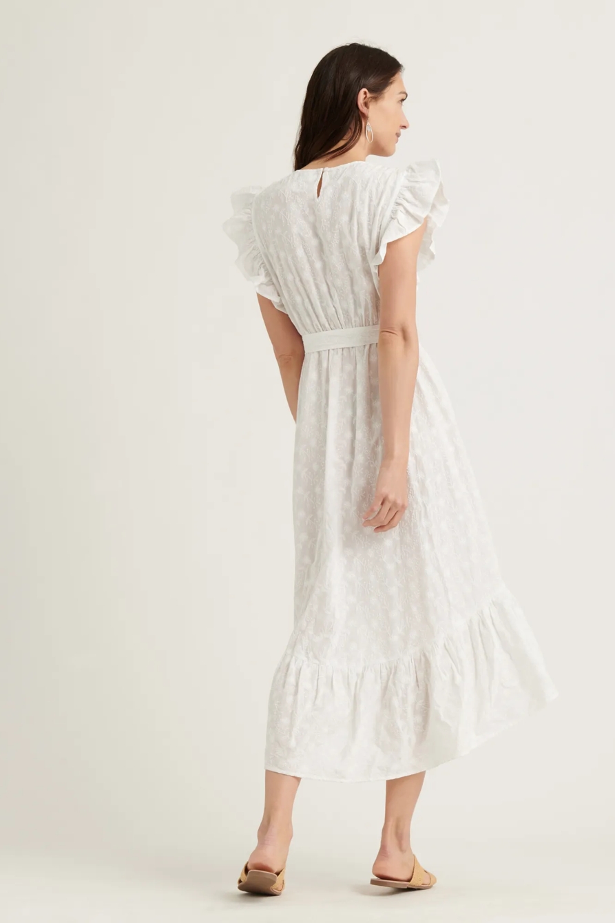 FLUTTER SLEEVE REESE DRESS, image 3