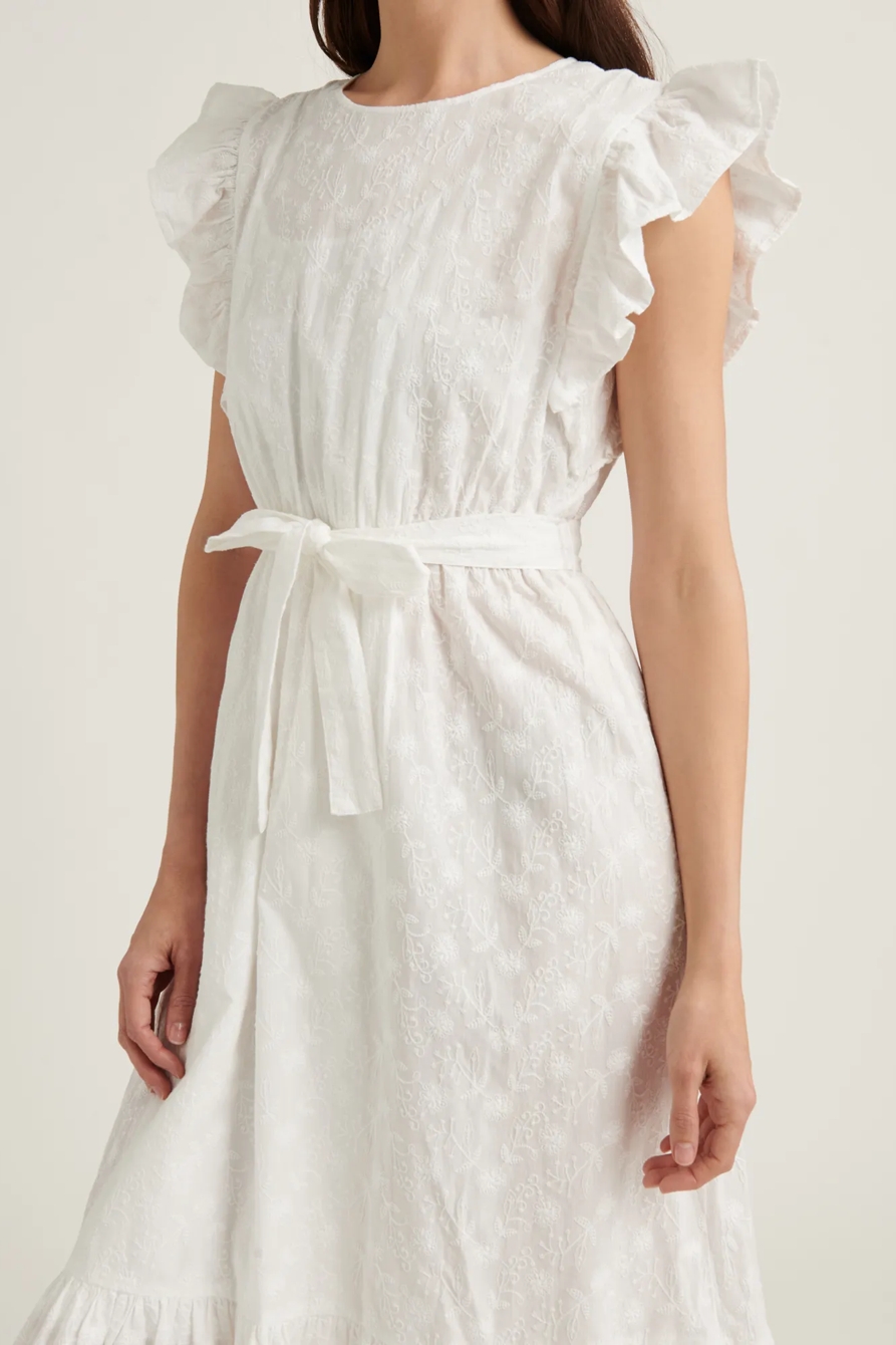 FLUTTER SLEEVE REESE DRESS, image 4