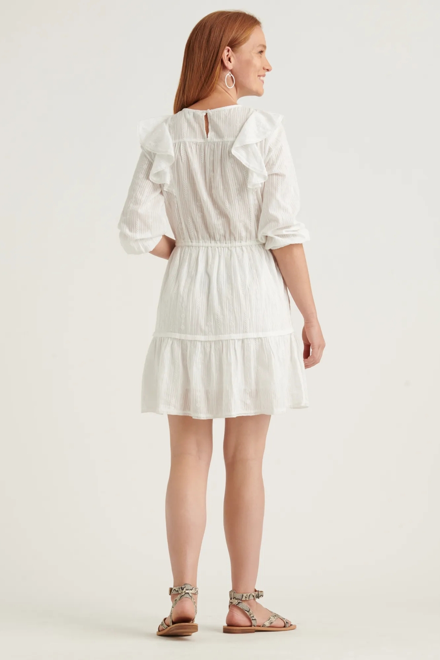 CHARLIE RUFFLE MINI DRESS, image 3