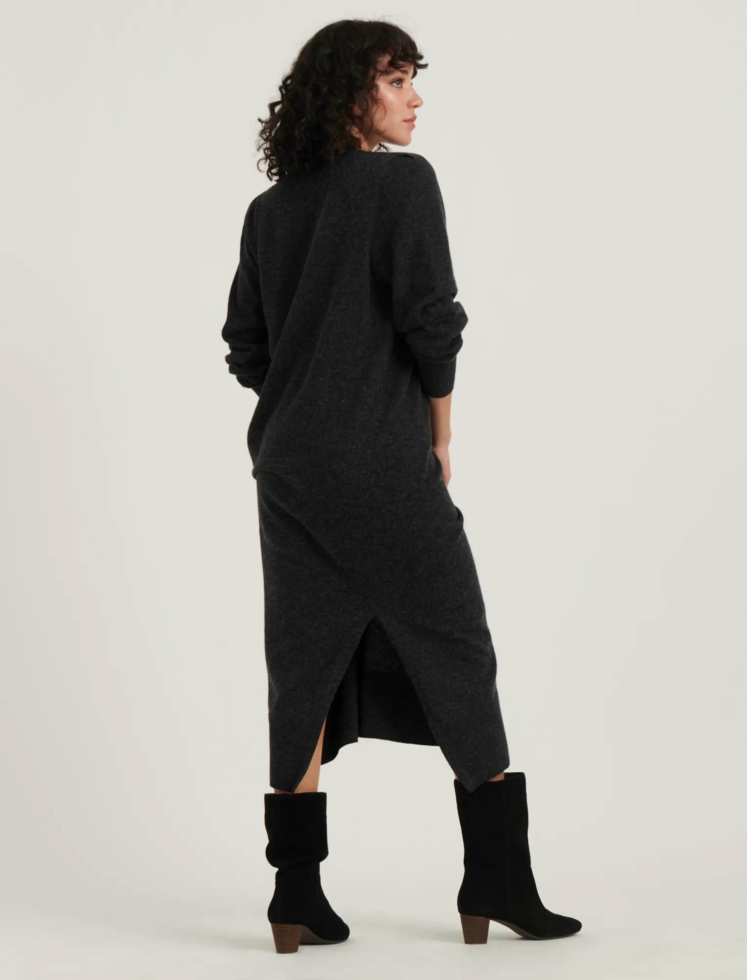 POINTELLE SWEATER DRESS, image 4