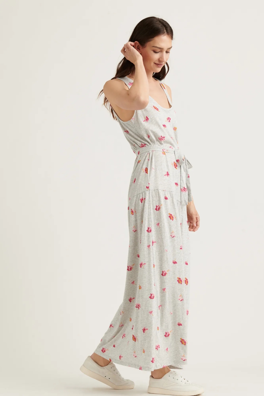 ELIZA FLORAL BELTED MAXI DRESS, image 2