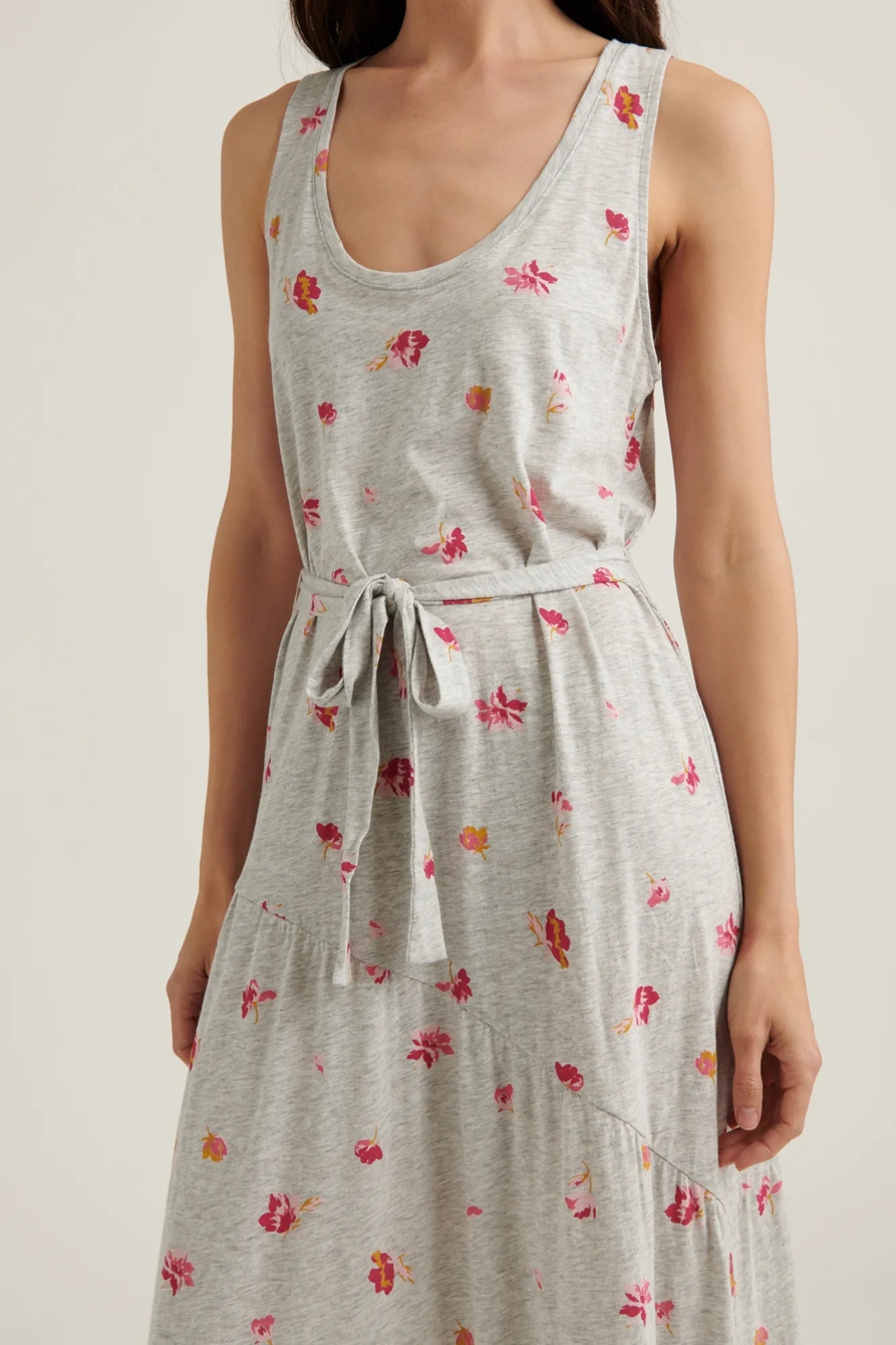 ELIZA FLORAL BELTED MAXI DRESS, image 4
