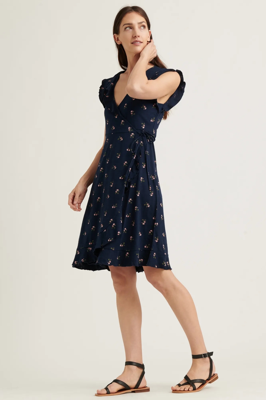 SPRING FLING WRAP KNIT DRESS, image 3