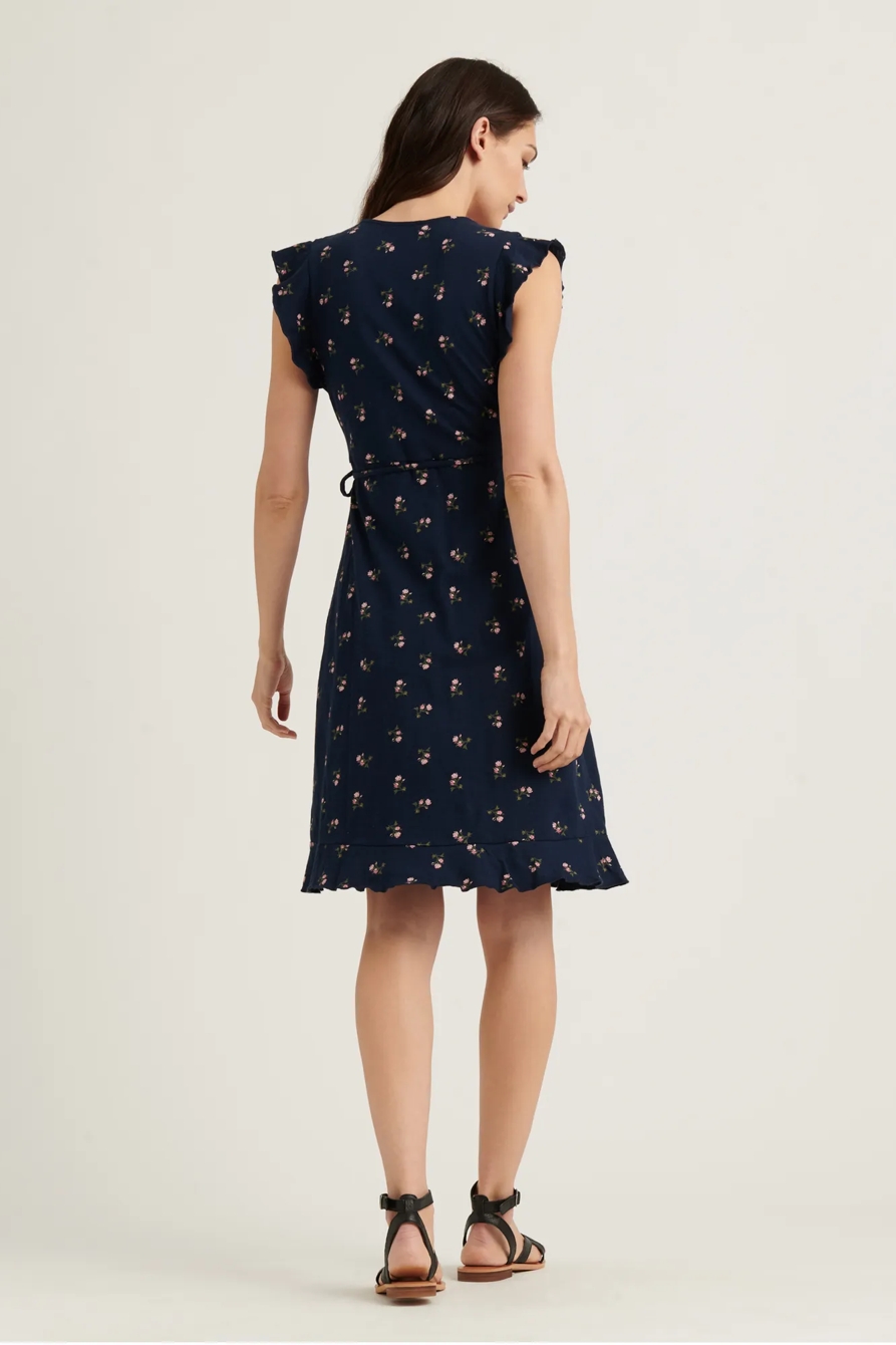 SPRING FLING WRAP KNIT DRESS, image 4