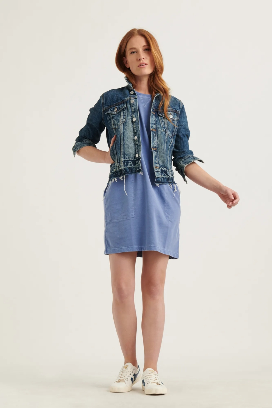 FRENCH TERRY MINI DRESS, image 2