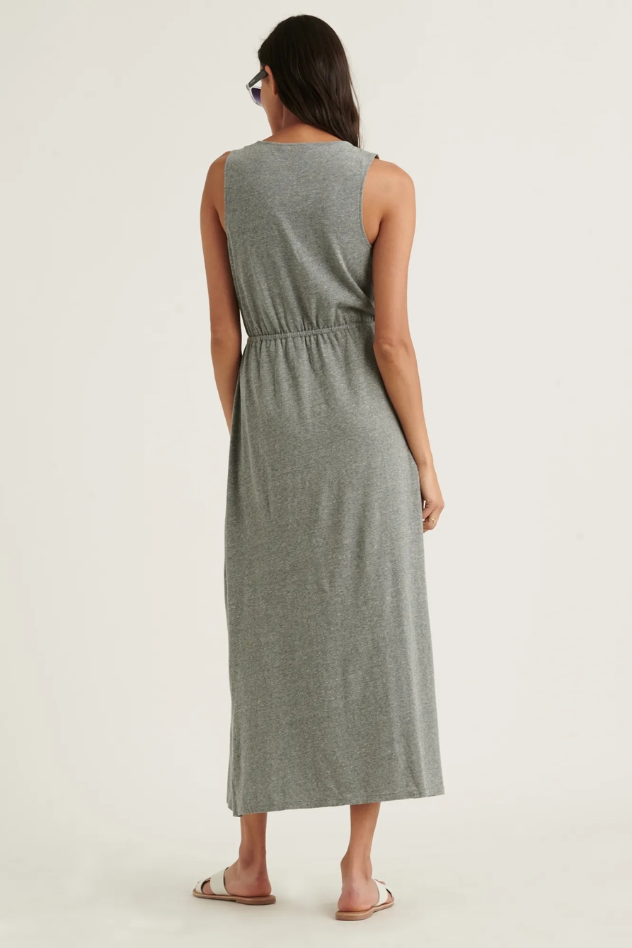 KNIT PINTUCK MIDI DRESS, image 3