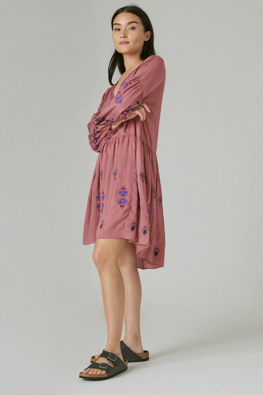 EMBROIDERED TIERED DRESS, image 2