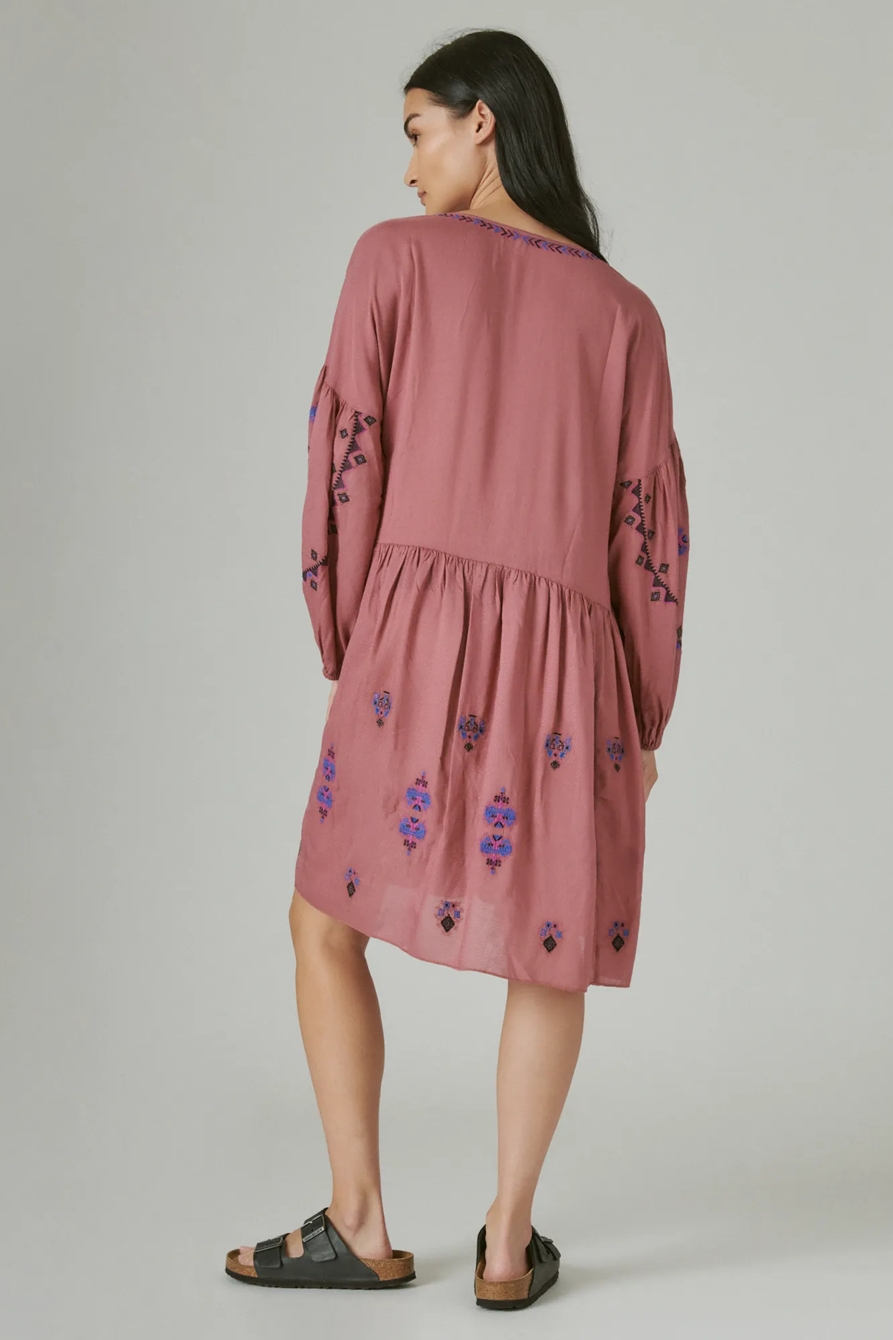 EMBROIDERED TIERED DRESS, image 3