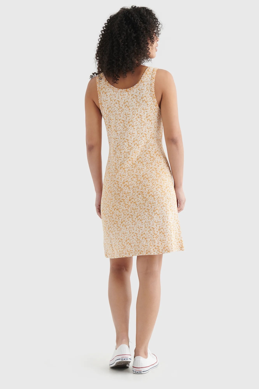 SCALLOP NOTCH MIDI DRESS, image 5