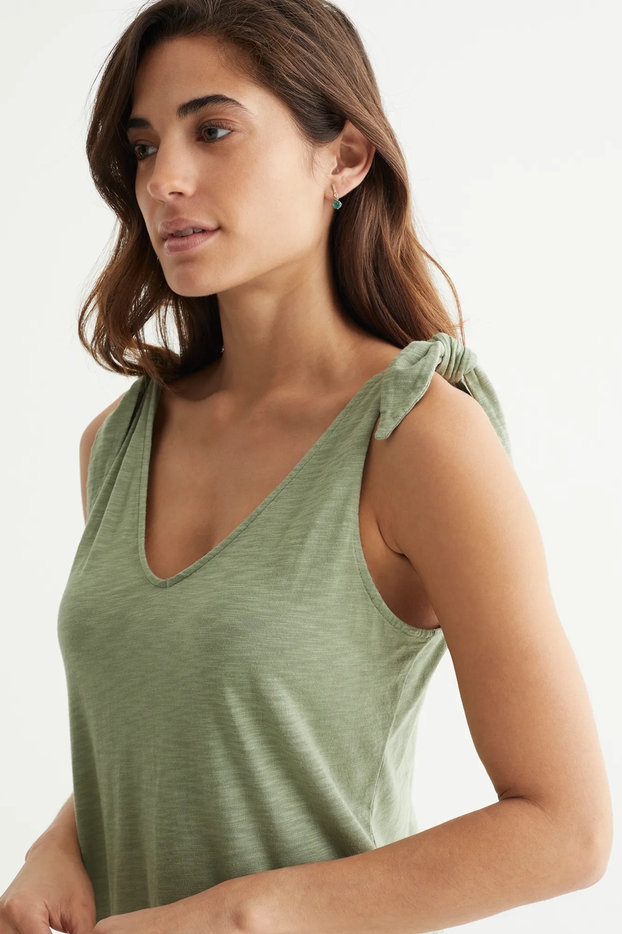 KNOTTED TANK DRESS, image 5