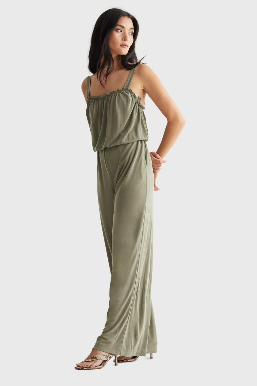 SQUARE NECK JUMPSUIT, image 2