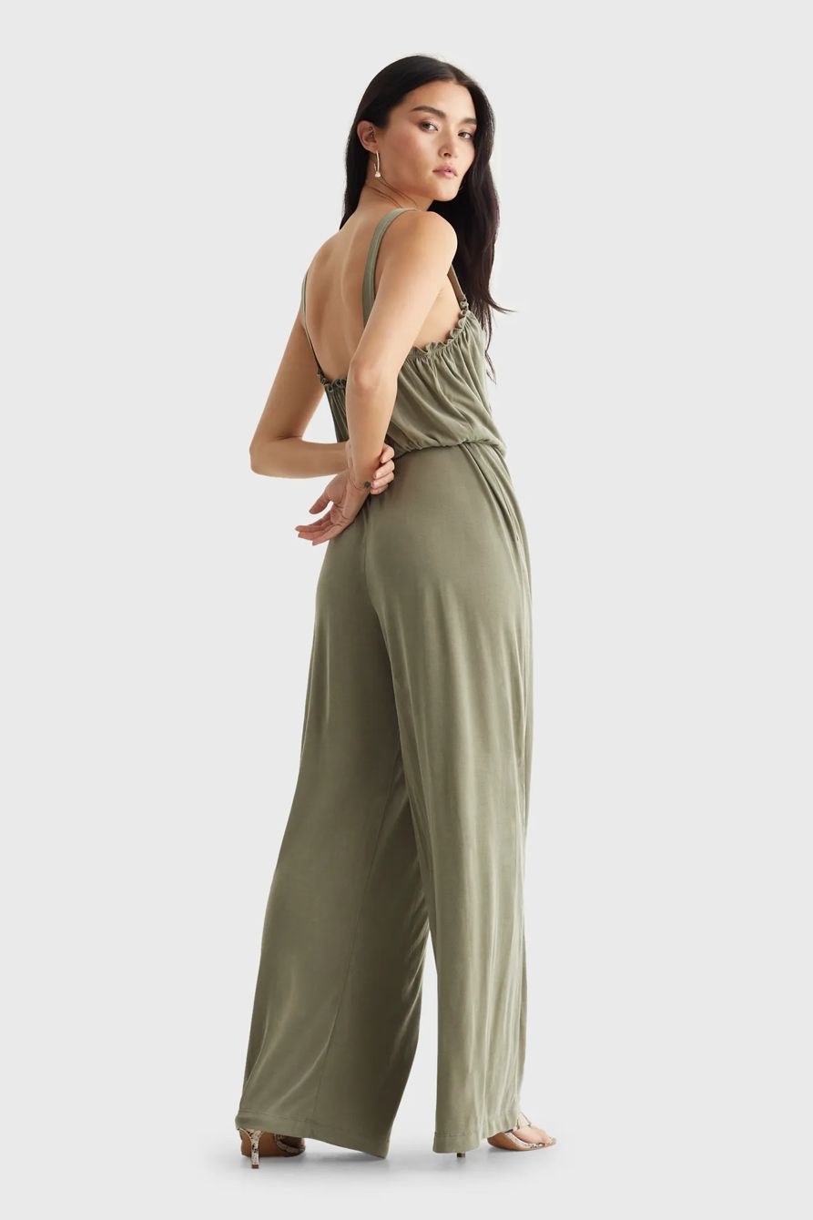SQUARE NECK JUMPSUIT, image 3