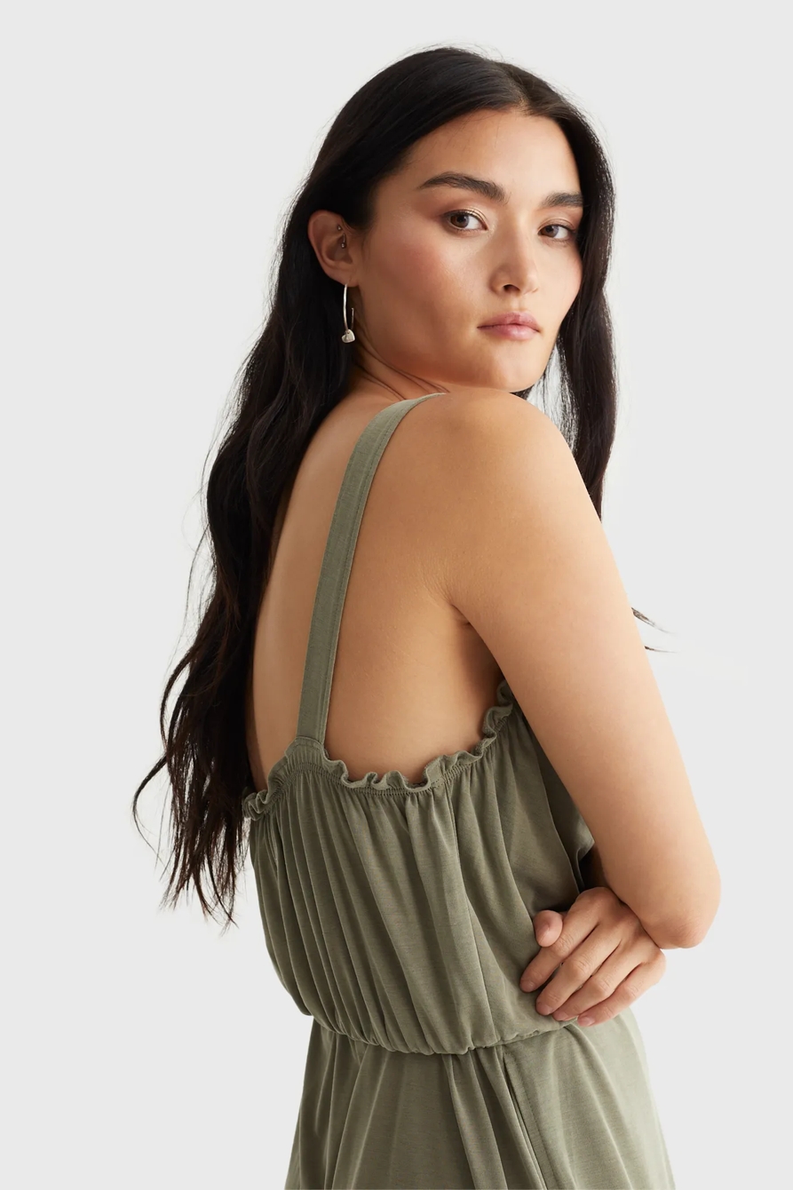 SQUARE NECK JUMPSUIT, image 4