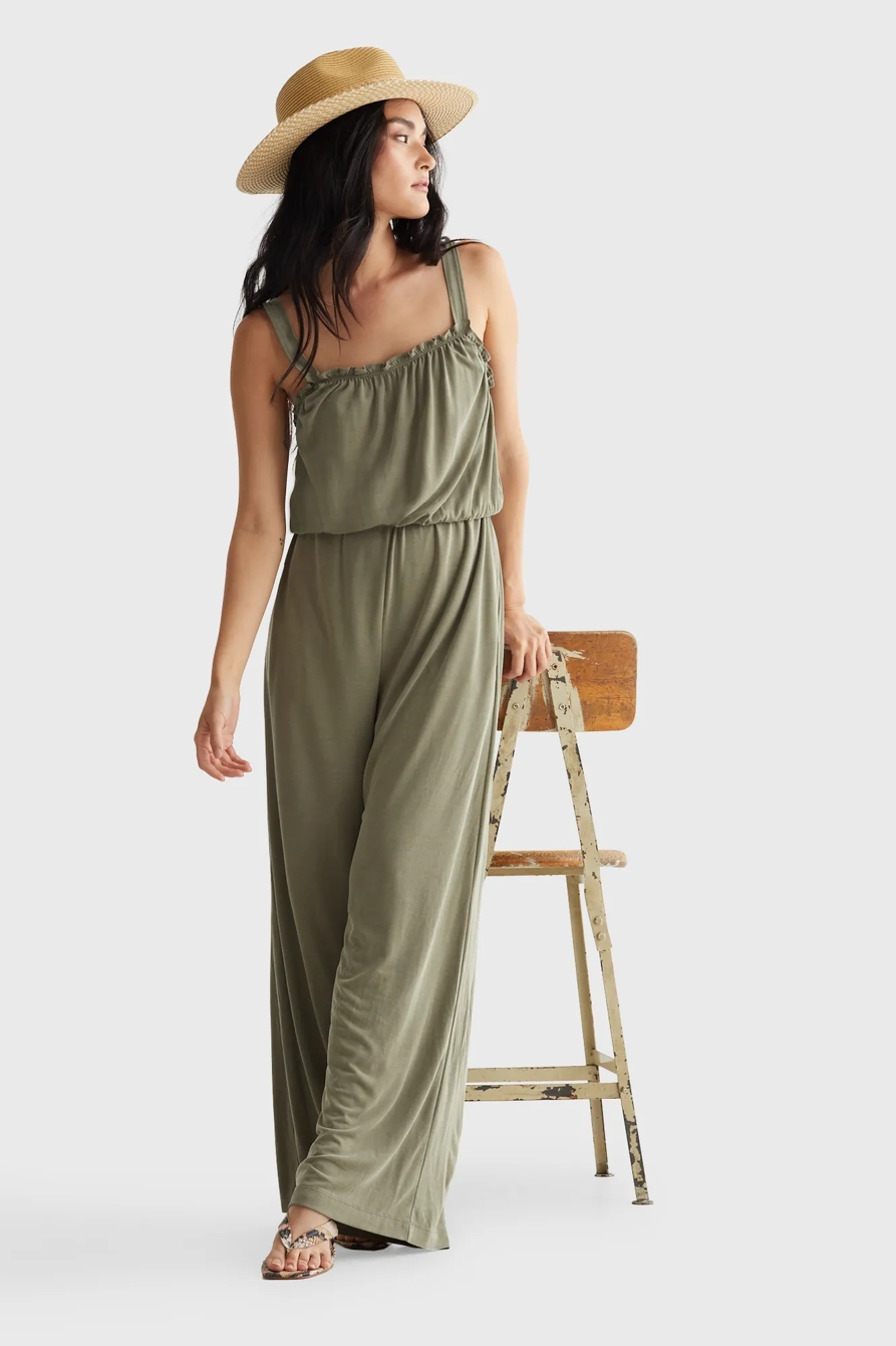 SQUARE NECK JUMPSUIT, image 5