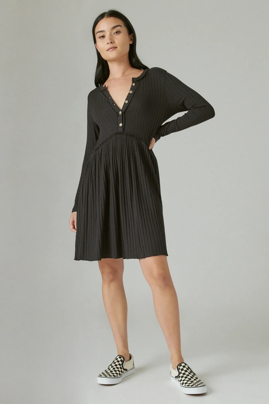 CLOUD JERSEY WIDE RIBBED DRESS, image 1