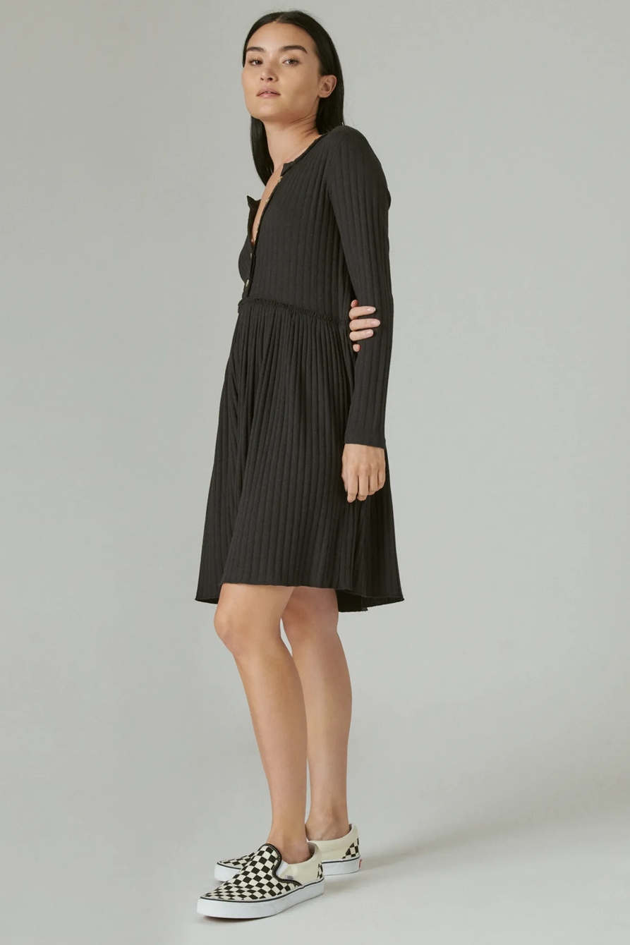 CLOUD JERSEY WIDE RIBBED DRESS, image 2