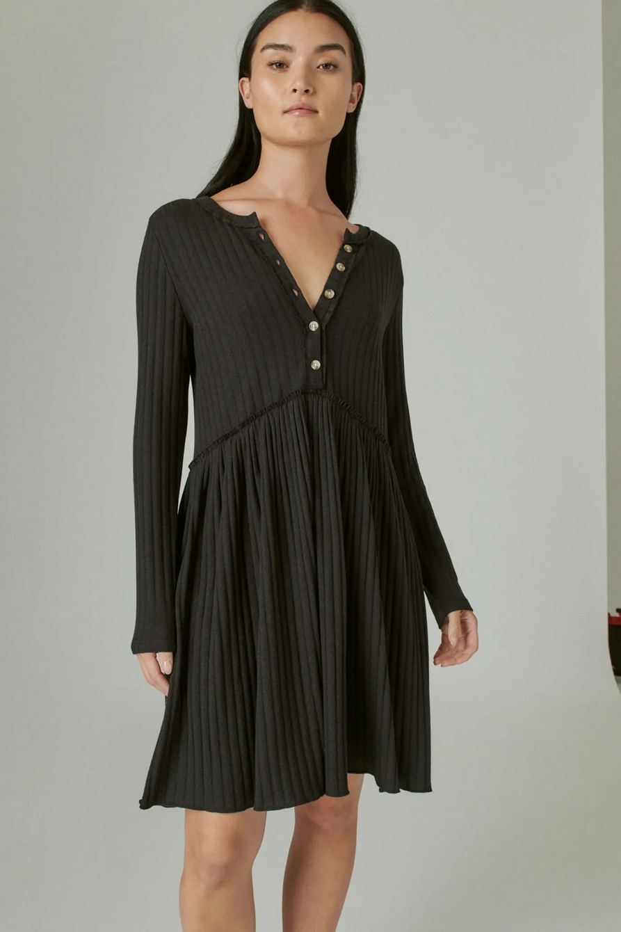 CLOUD JERSEY WIDE RIBBED DRESS, image 4