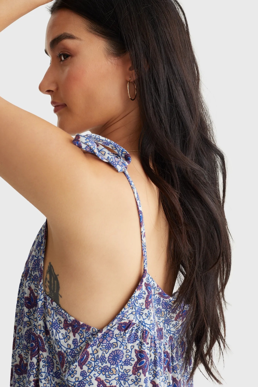 PRINTED TIERED CAMI DRESS, image 5